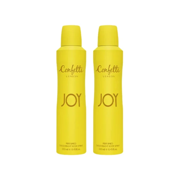 [ซื้อ1แถม1] Confetti London Body Spray - Joy 250ml / คอนเฟตติ ลอนดอน บอดี้สเปรย์ - จอย 250มล.