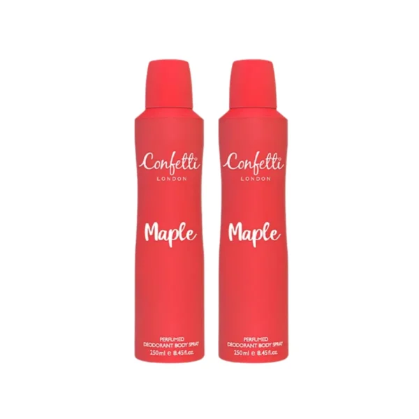 [ซื้อ1แถม1] Confetti London BodySpray-Maple 250ml/คอนเฟตติ ลอนดอน บอดี้สเปรย์ - เมเปิล 250มล.