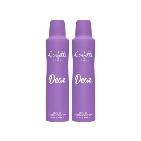 [ซื้อ1แถม1] Confetti London BodySpray - Dear 250ml/คอนเฟตติ ลอนดอน บอดี้สเปรย์ - เดียร์ 250มล