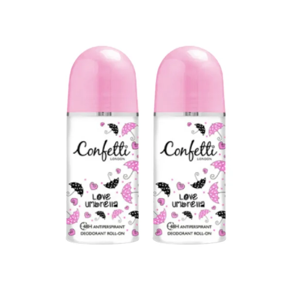 [ซื้อ1แถม1] Confetti Roll On - love Umbrella 50ml / คอนเฟตติ โรลออน - เลิฟ อัมเบลา 50มล.