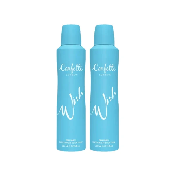 [ซื้อ1แถม1] Confetti London BodySpray - Wish 250ml / คอนเฟตติ ลอนดอน บอดี้สเปรย์ - วิช 250มล.