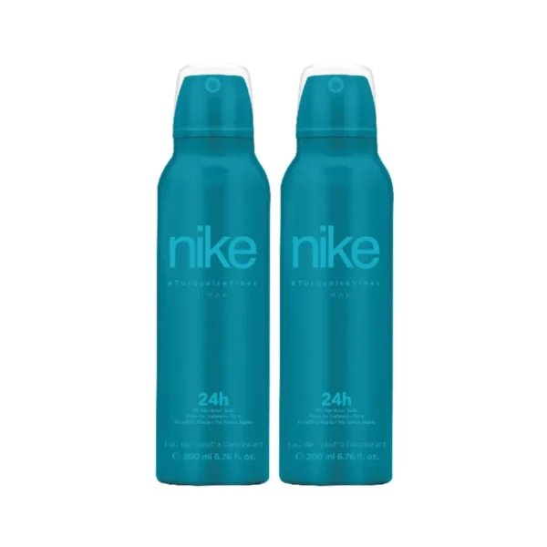 [ซื้อ1แถม1] Nike Man Deo Spray - Turquoise Vibes 200ml/ไนกี้ สเปรย์ระงับกลิ่นกาย ชาย - เทอร์โคสไวบ์ส