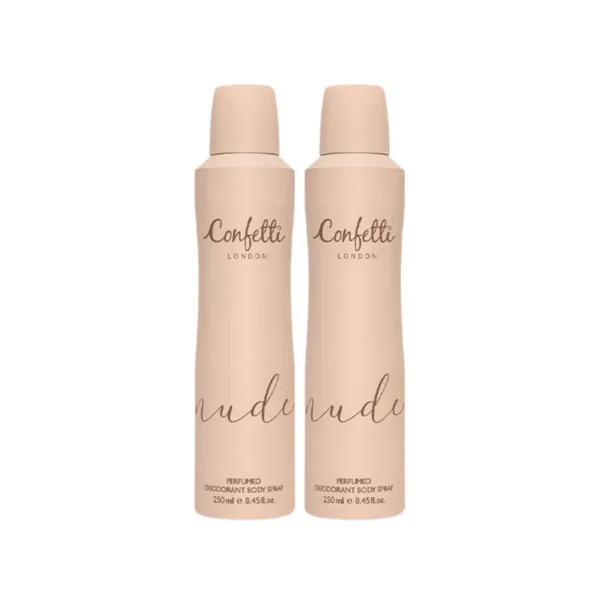 [ซื้อ1แถม1] Confetti London Body Spray - Nude 250ml / คอนเฟตติ ลอนดอนบอดี้สเปรย์ -นูด 250มล.