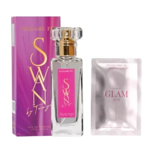 perfume-cologne-0294 Madame Fin น้ําหอมSwan ขนาด 15 ml. 1 ขวด โลชั่นขนาดพกพา ขนาด 10ml 1 ซอง (คละ)