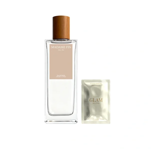 perfume-cologne-0295 Madame Fin น้ําหอมชายคอลเลคชั่น Element Of Energy กลิ่นAll in (ทอง) ขนาด 50ml. 1 ขวด +โลชั่นขนาดพกพา ขนาด 10ml 1 ซอง(คละ)
