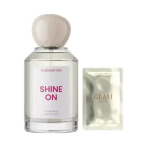 (NEW!!) Madame Fin มาดามฟินของแท้ น้ําหอม Shine on ขนาด 50ml. 1 ขวด +โลชั้นขนาดพกพา ขนาด 10ml 1 ชอง (คละ)