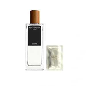 perfume-cologne-0306 Madame Fin น้ําหอมชายคอลเลคชั่น Element Of Energy กลิ่น MOON (ชายดํา) ขนาด 50ml. 1 ขวด +โลชั่นขนาดพกพา ขนาด 10ml 1 ซอง(คละ)