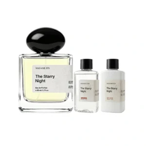 perfume-cologne-0312 Madame Fin Set โปรน้ําหอมไอ่เพื่อนรักส์ ขนาด 50ml. กลิ่นStarry Night แถม เจลอาบน้ํา,บอดี้โลชั่น (ขนาด 50 ml./ชิ้น)