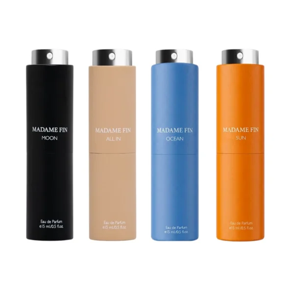 Madame Fin โปรโมชั้นน้ําหอมสําหรับผู้ชาย Men’s collection ขนาด 15 ml 4 ขวด