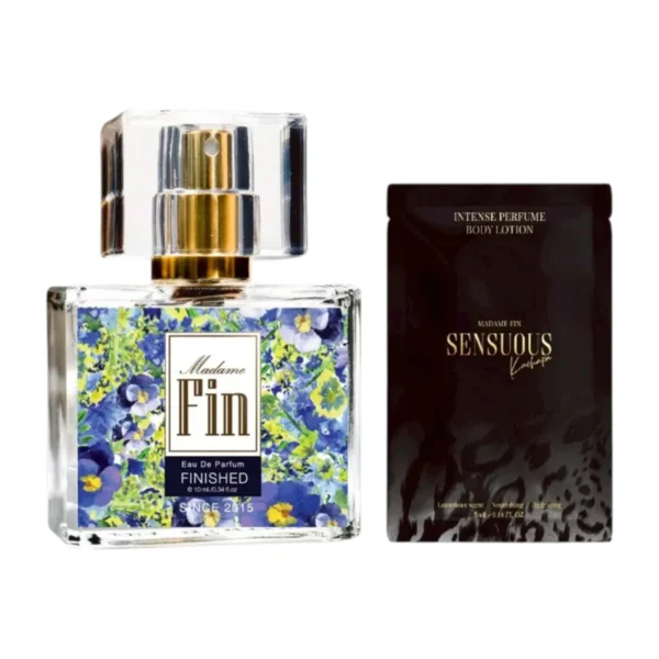 perfume-cologne-0347 Madame Fin น้ําหอมมาดามฟินรุ่นคลาสสิคขนาด 10 ml. 1 ขวด+โลชั่นขนาดพกพา ขนาด 10ml 1 ซอง (คละ) น้ําหอมฟ้า 10ml.