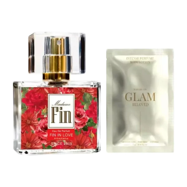 perfume-cologne-0354 Madame Fin น้ําหอมมาดามฟินรุ่นคลาสสิคขนาด 10 ml. 1 ขวด+โลชั่นขนาดพกพา ขนาด 10ml 1 ซอง (คละ) น้ําหอมแดง 10ml.