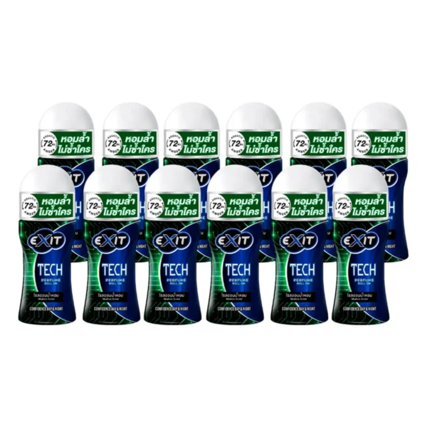 เอ็กซิท โรลออนระงับกลิ่นกาย TECH 45ml x12