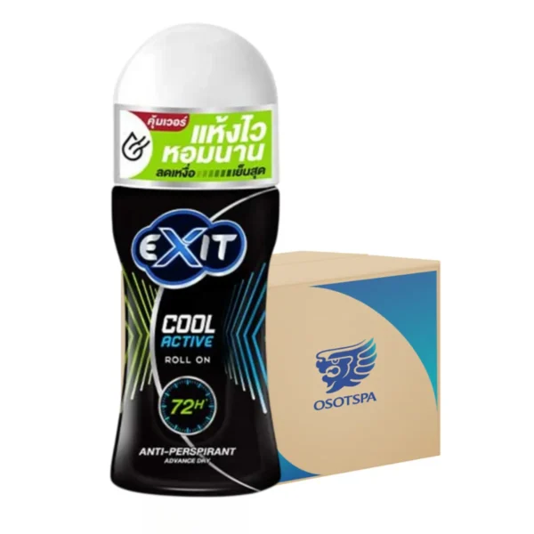 เอ็กซิท โรลออนระงับกลิ่นกาย (+30%) Cool Active 25ml x24