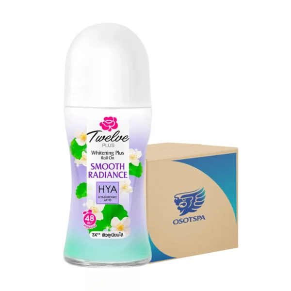 ทเวล์ฟ พลัส โรลออนไวท์เทนนิ่ง Smooth Radiance HYA 40ml x24