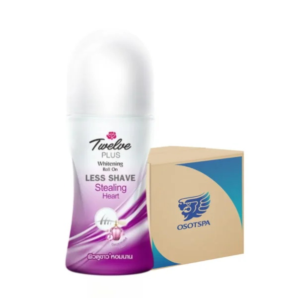 perfume-cologne-0373 ทเวล์ฟ พลัส น้ําหอมระงับกลิ่นกาย Less Shave & Stealing 40ml x24