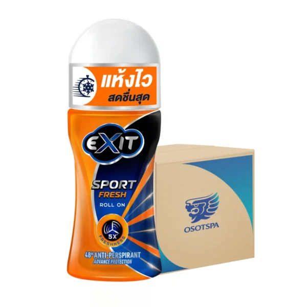 เอ็กซิท โรลออนระงับกลิ่นกาย (+30%) Sport Fresh 25ml x24