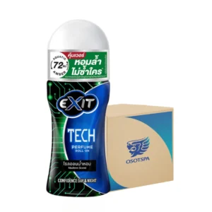 เอ็กซิท โรลออนระงับกลิ่นกาย (+30%) TECH 25ml x24