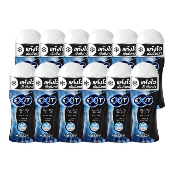 เอ็กซิท โรลออนระงับกลิ่นกาย Ultra Blue 45ml x12