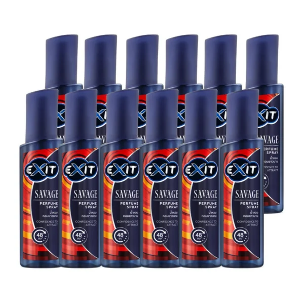 เอ็กซิท น้ําหอมระงับกลิ่นกาย Savage 90ml x12
