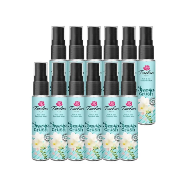 ทเวล์ฟ พลัส เพอร์ฟูม มิสต์ (ตัวและผม) Freesia Crush 25ml x12