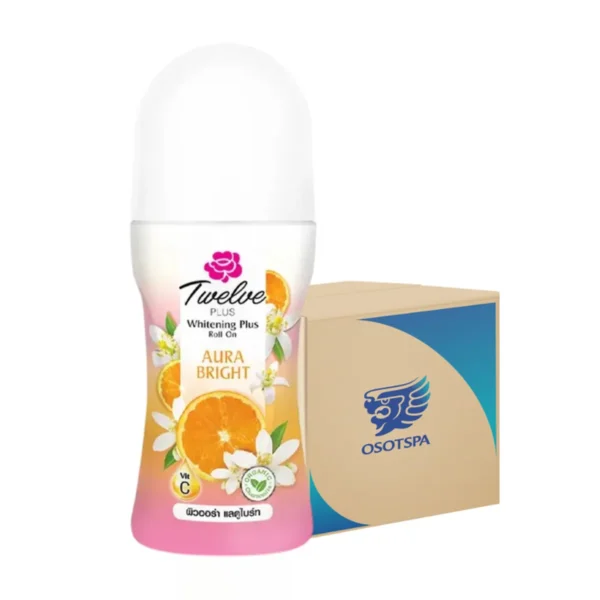 perfume-cologne-0393 ทเวล์ฟ พลัส โรลออนไวท์เทนนิ่ง Aura Bright 40ml x24