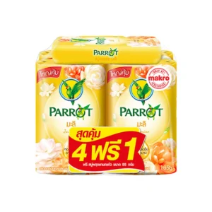 แพรอท สบู่ก้อน กลิ่นมะลิ สีเหลือง 105 ก. x 4