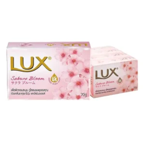 personal-care-0052 ลักส์ สบู่ก้อน กลิ่นซากุระ บลูม 70 ก. x 4