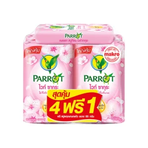 personal-care-0055 พฤกษานกแก้ว สบู่ก้อน กลิ่นไวท์ซากุระ 105 ก. x 4