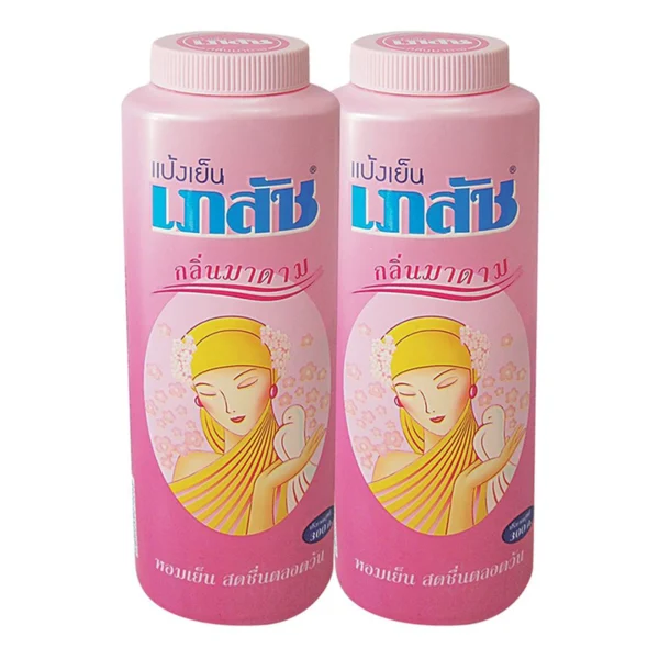 personal-care-0080 เภสัช แป้งเย็น กลิ่นมาดาม 300 ก. x 2