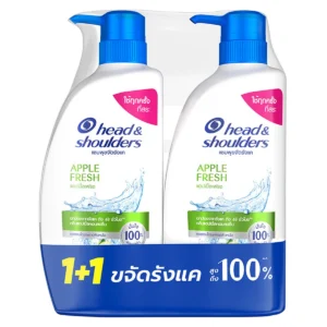 personal-care-0101 เฮดแอนด์โชว์เดอร์ แชมพู แอปเปิ้ล เฟรช 370 มล. x 1 + 1