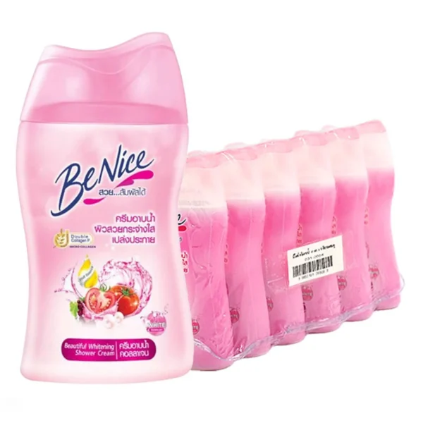 personal-care-0102 บีไนซ์ ครีมอาบน้ํา บิวตี้ฟูล ไวท์เทนนิ่ง 80 มล. x 6