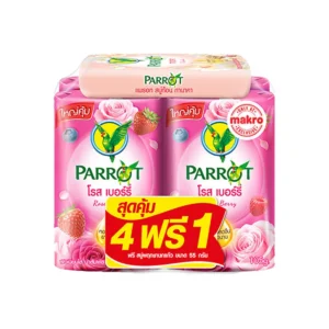 personal-care-0128 พฤกษานกแก้ว กลิ่นโรสเบอร์รี่ 105 ก. x 4