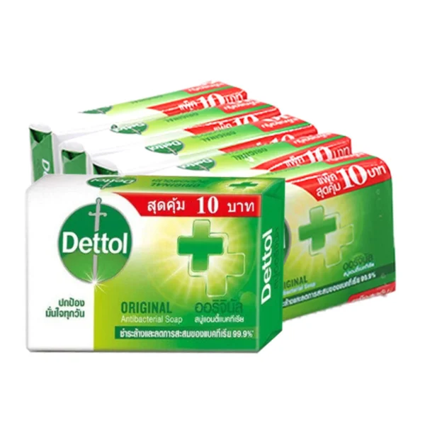 personal-care-0137 เดทตอล สบู่ก้อน ออริจินัล 60 ก. x 5