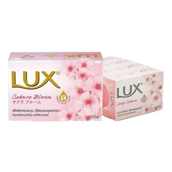 personal-care-0145 ลักส์ สบู่ก้อน กลิ่นซากุระ บลูม 105 ก. x 4