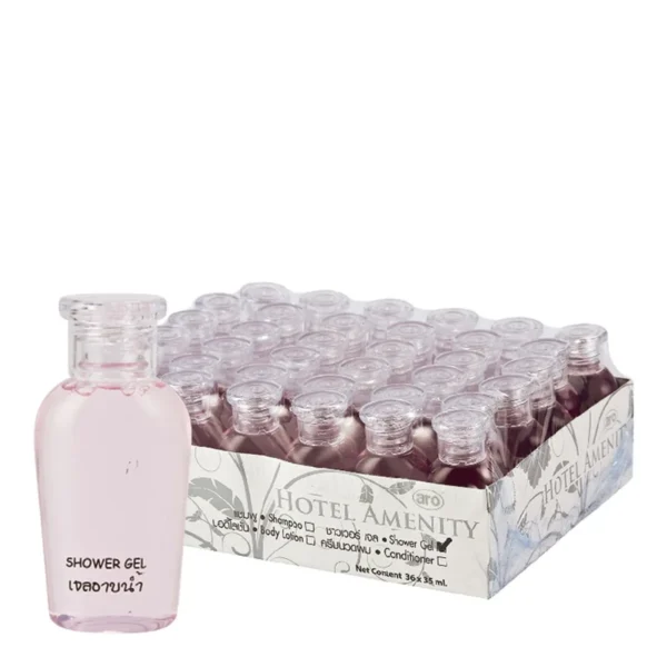 personal-care-0156 เอโร่ เจลอาบน้ํา ขนาด 35 มล. แพ็คละ 36 ชิ้น