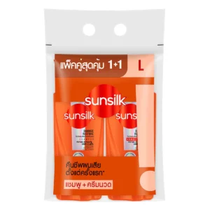 ซันซิล แชมพู+ครีมนวด สีส้ม 325+300 มล. X 1+1