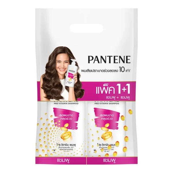 personal-care-0192 แพนทีน แชมพู แฮร์ฟอลดูโอ 380 มล. x 1+1