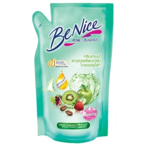 personal-care-0198 บีไนซ์ สูตรกระชับผิว สีเขียว ชนิดถุงเติม 400 มล.