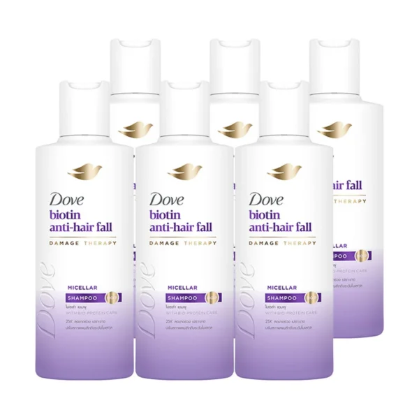 personal-care-0212 โดฟ นูทริทีฟ โซลูชั่น แอนตี้ แฮร์ฟอล นอริชเม้นท์ แชมพู 60 มล. x 6