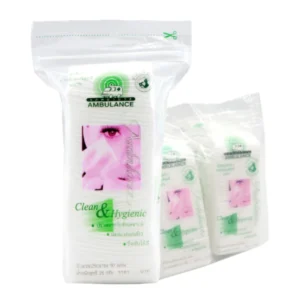 personal-care-0221 รถพยาบาล สําลีแผ่นรีดขอบ 50 แผ่น x 4