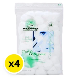 personal-care-0231 รถพยาบาล สําลีก้อน 40 ก. x 4