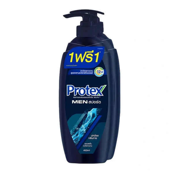 personal-care-0251 โพรเทคส์ ฟอร์เมน สปอร์ต ครีมอาบน้ําสุขภาพผิว 450 มล. 1+1
