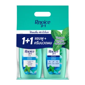 personal-care-0259 รีจอยส์ แชมพู+ครีมนวดผม แอนตี้ แดนดรัฟ 3อิน1 สูตรขจัดรังแค 325 มล. x 1+1