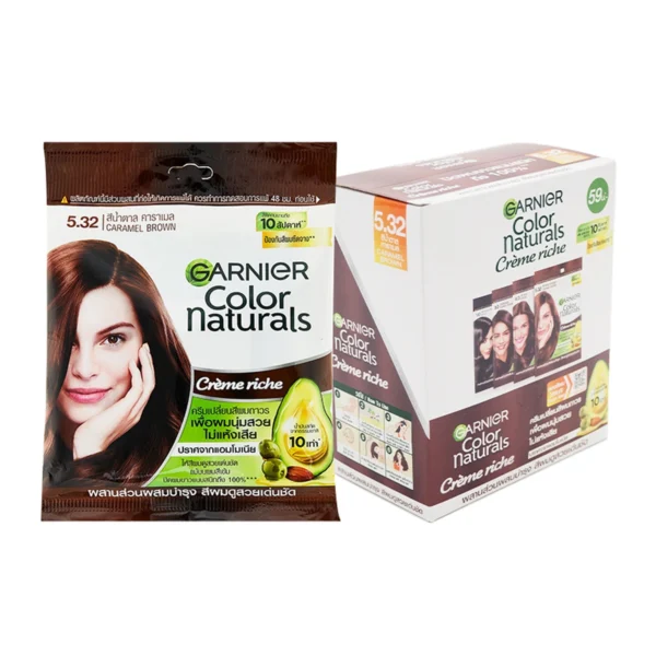 personal-care-0271 การ์นิเย่ ครีมสีผม เบอร์ 5.32 60 มล. x 6