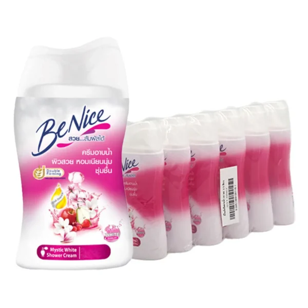 personal-care-0310 บีไนซ์ ครีมอาบน้ํา กลิ่นมิสทีค ไวท์ 90 มล. x 6