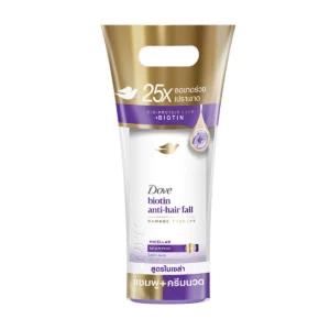 personal-care-0420 โดฟ แชมพูและครีมนวด สีม่วง 360+330 มล. x 1+1