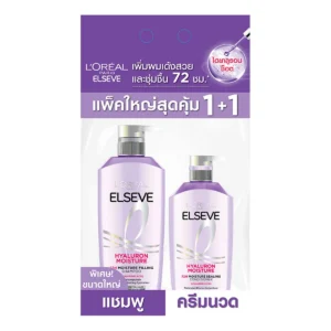 ลอรีอัล เอลแซฟ แชมพู+ครีมนวดผม ไฮยาลูรอน มอยซ์ 620+375 มล.