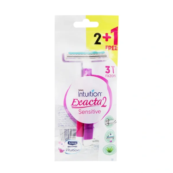 ชิค มีดโกน เอ๊กซ์แซ๊คต้า 2 เซนซิทีฟ IE2W3 2 ชิ้น x1 ฟรี 1
