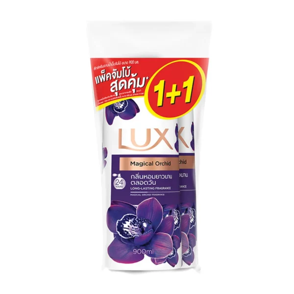 personal-care-0583 ลักส์ ครีมอาบน้ํา เมจิกเคิล ออร์คิด 900 มล. x 1+1