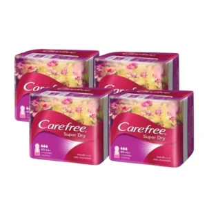 personal-care-0588 แคร์ฟรี แผ่นอนามัย ซุปเปอร์ดราย ไม่มีน้ําหอม 40 ชิ้น x 4
